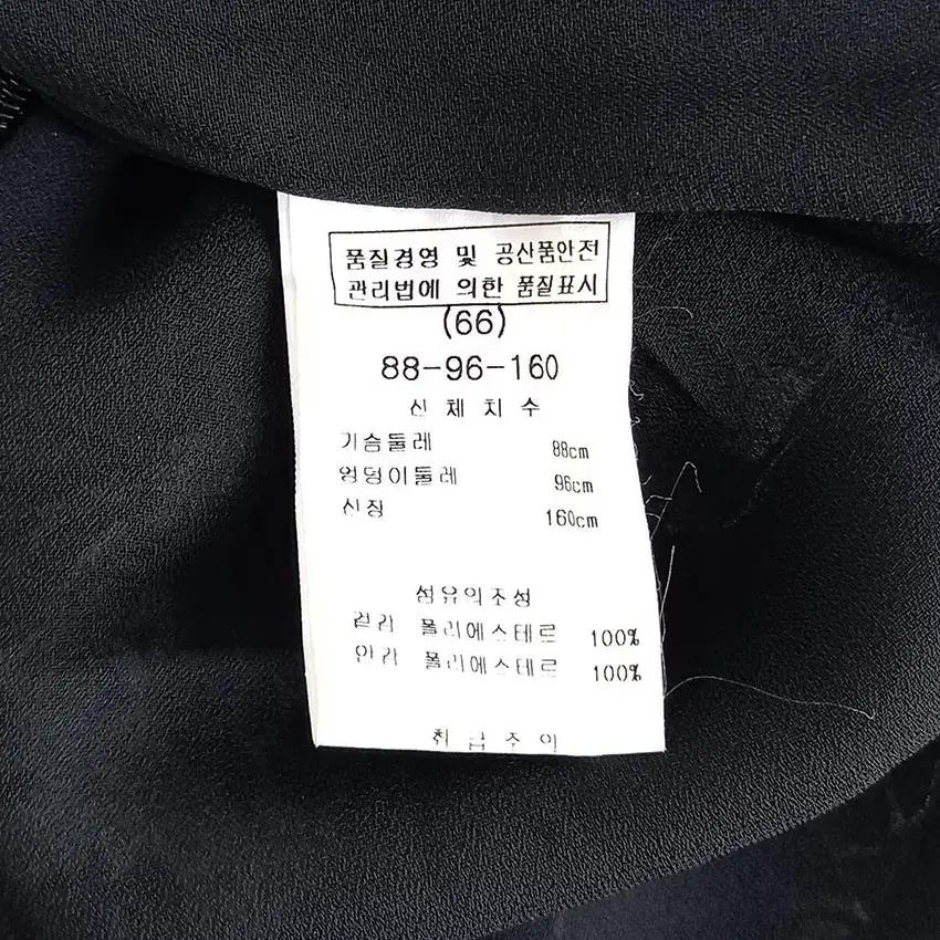 이헌영 여 레이스넥 플라워 쉬폰 반팔원피스 블랙 (HU31580) 8