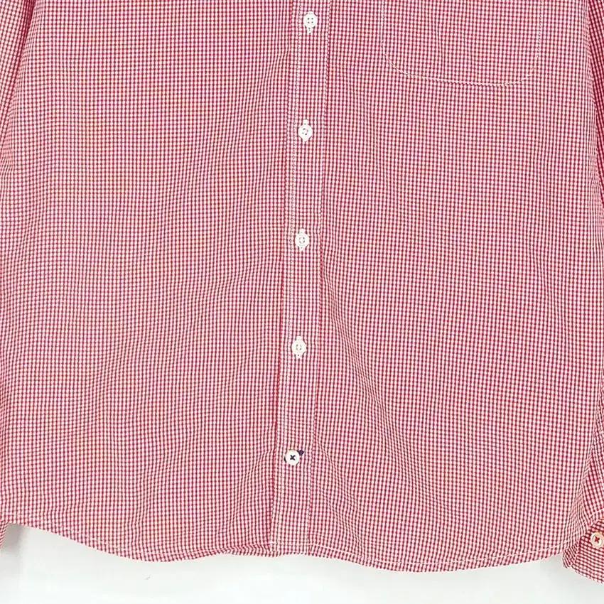 타미힐피거 남 잔체크 슬림핏 긴팔셔츠 레드M (HU31399) 5