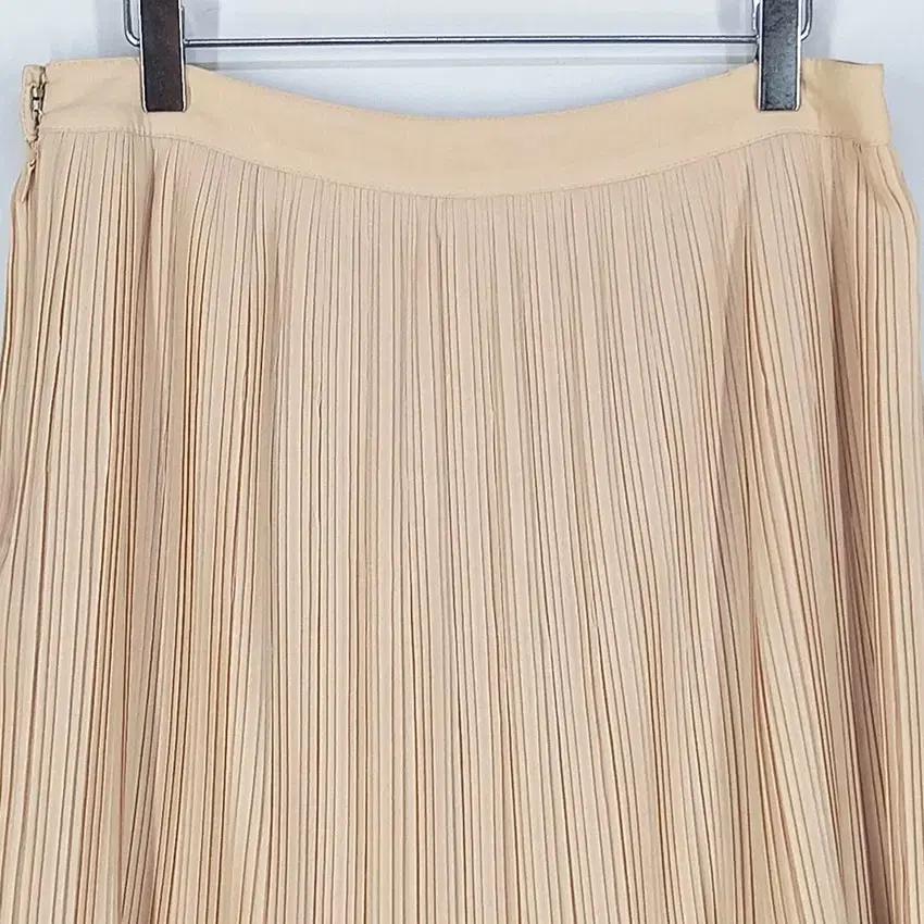 쉐르치 여성 플리츠 이중 쉬폰 미디스커트 베이지70 (HU31346) 6