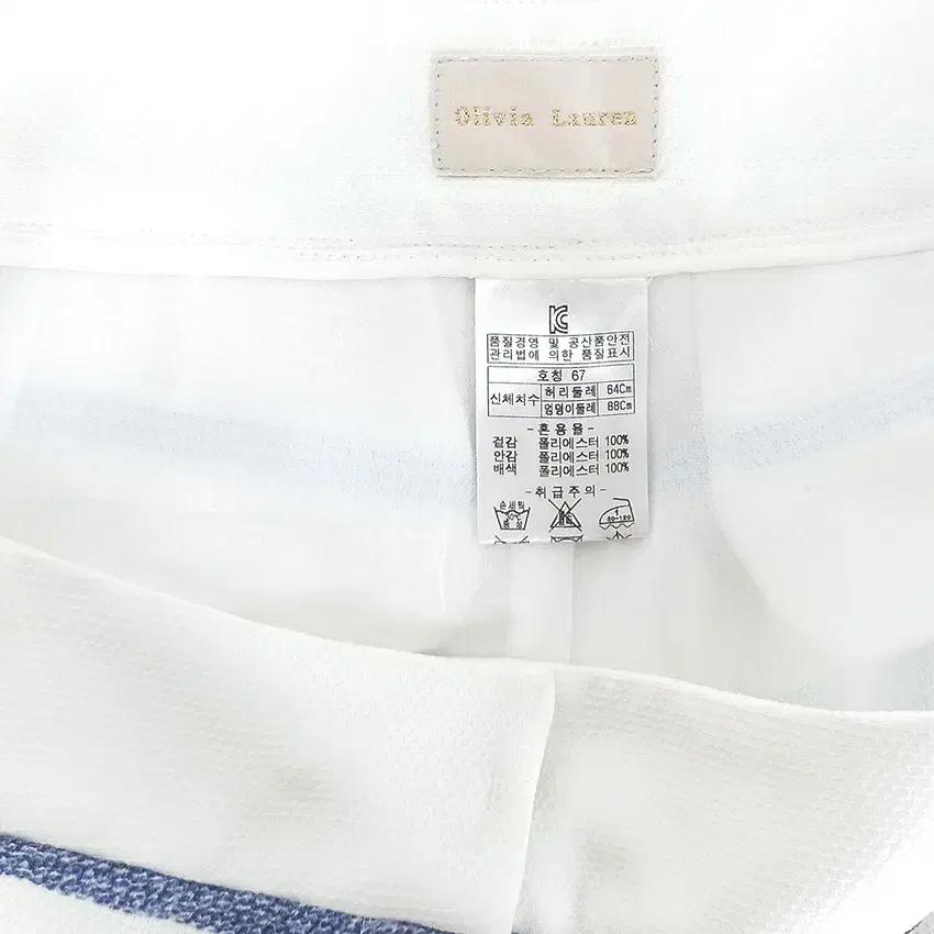 올리비아로렌 여 폴리 배색라인 미니팬츠 화이트67 (HU31335) 7