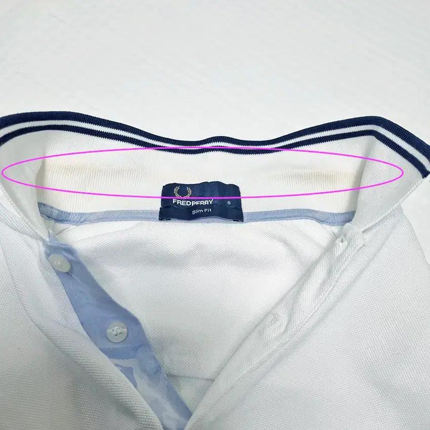 프레드페이 여 슬림핏 원포켓 카라반팔티 화이트S (HU31192) 9