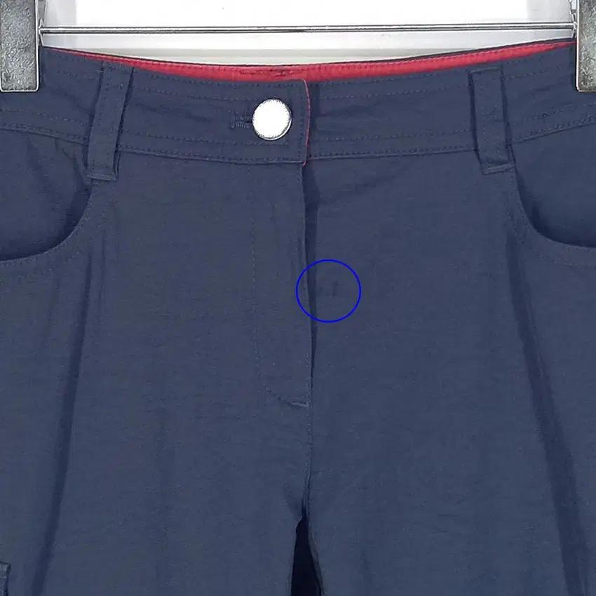 제이디엑스 여 포켓자수 슬림핏 팬츠 네이비 (HU31175) 8