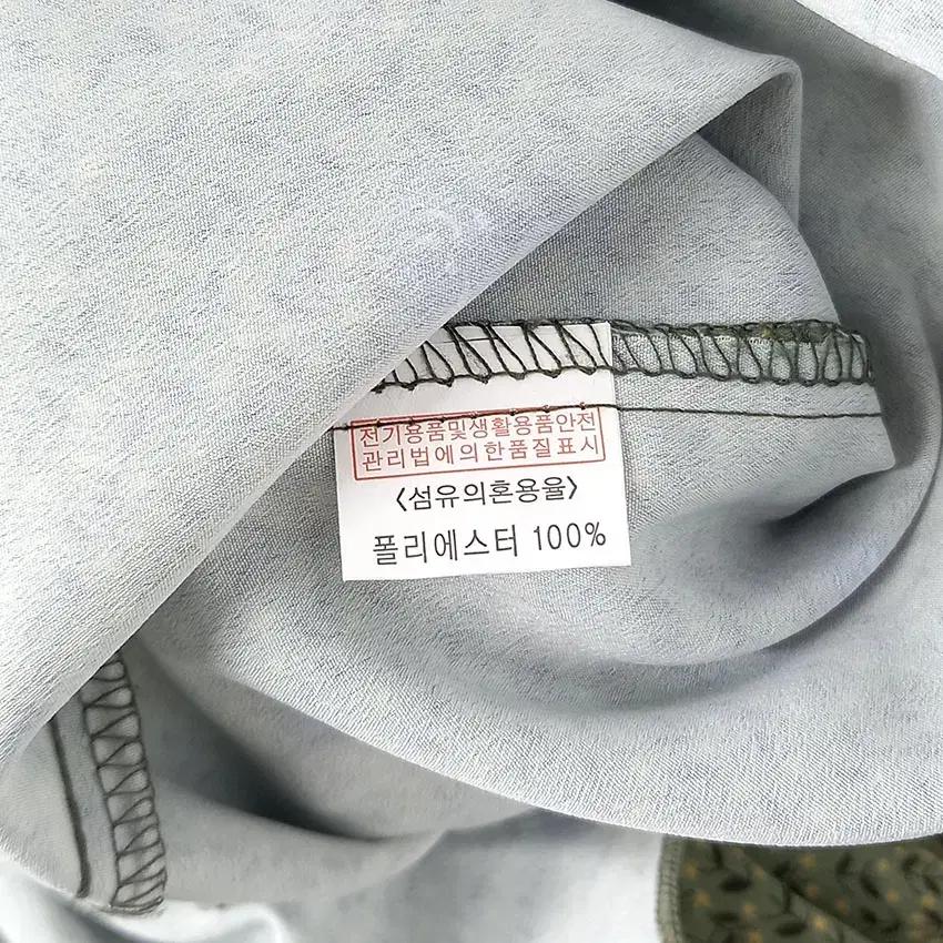 빈티지 여성 넥끈 플라워 일자핏 롱원피스 그린 (HU31144) 8