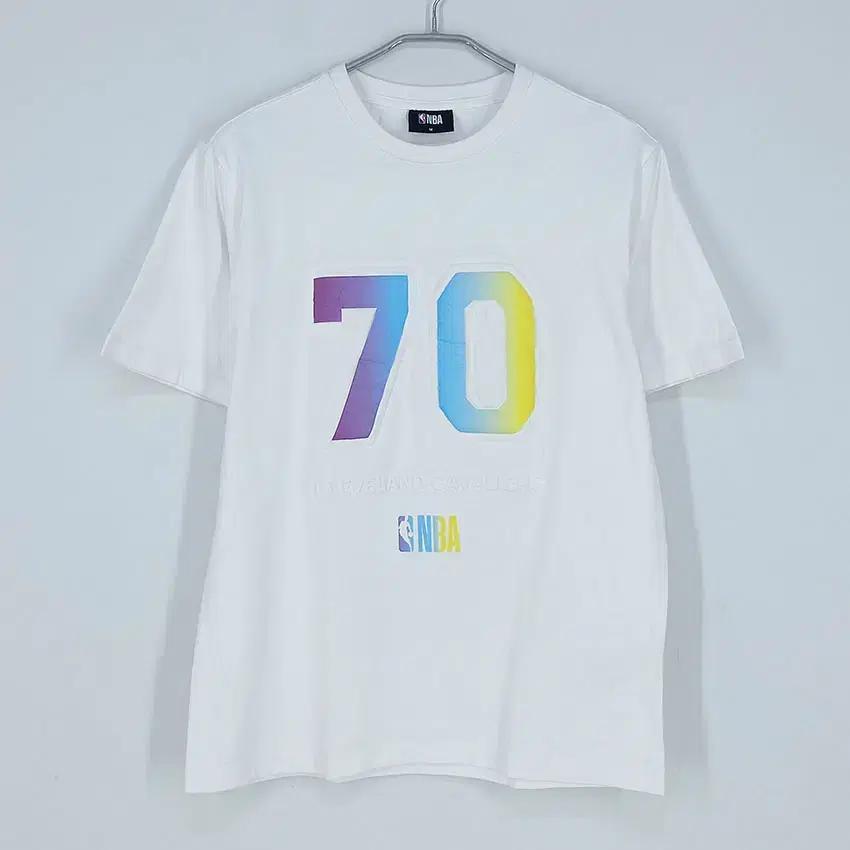 엔비에이 남성 엠보70 라운드반팔티 연아이보리M (HU31102) 2