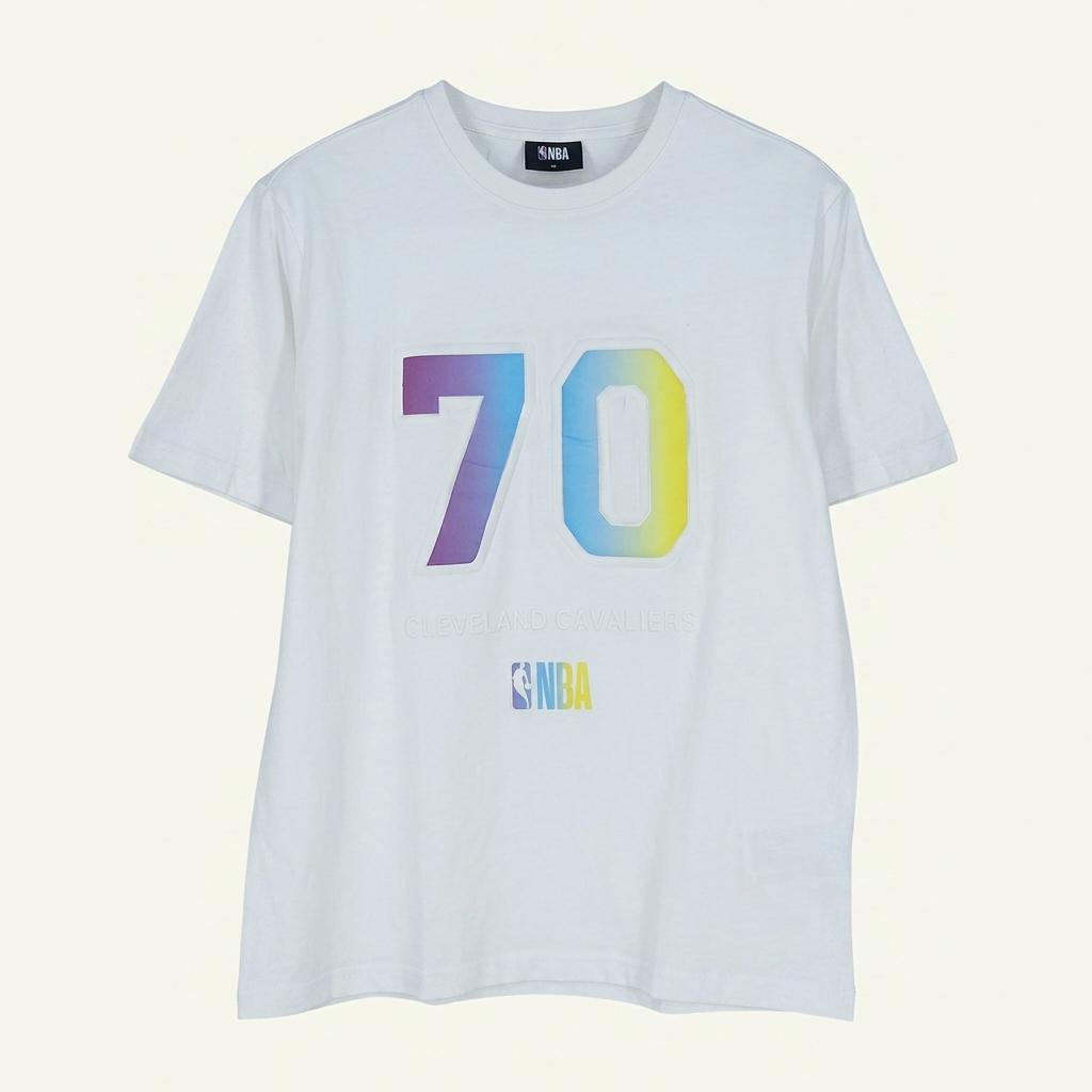 엔비에이 남성 엠보70 라운드반팔티 연아이보리M (HU31102) 1