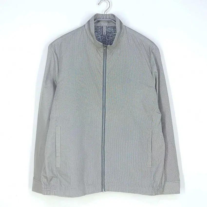 YKK 남성 잔패턴 폴리 집업자켓 그레이100 (HU30918) 2