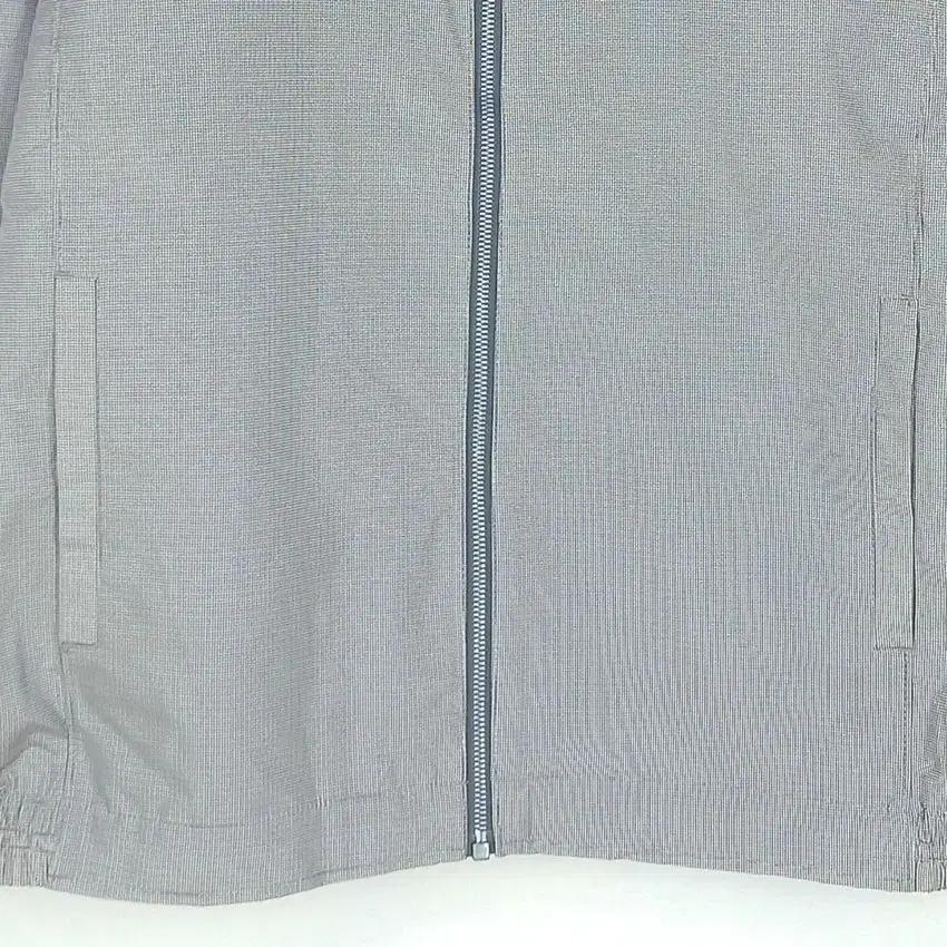 YKK 남성 잔패턴 폴리 집업자켓 그레이100 (HU30918) 5