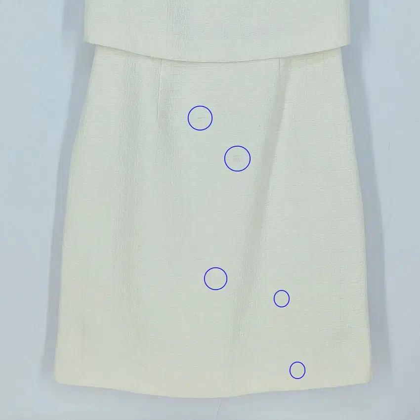 바나나리퍼블릭 여 면혼방 민소매 미니원피스 크림0 (HU30789) 9