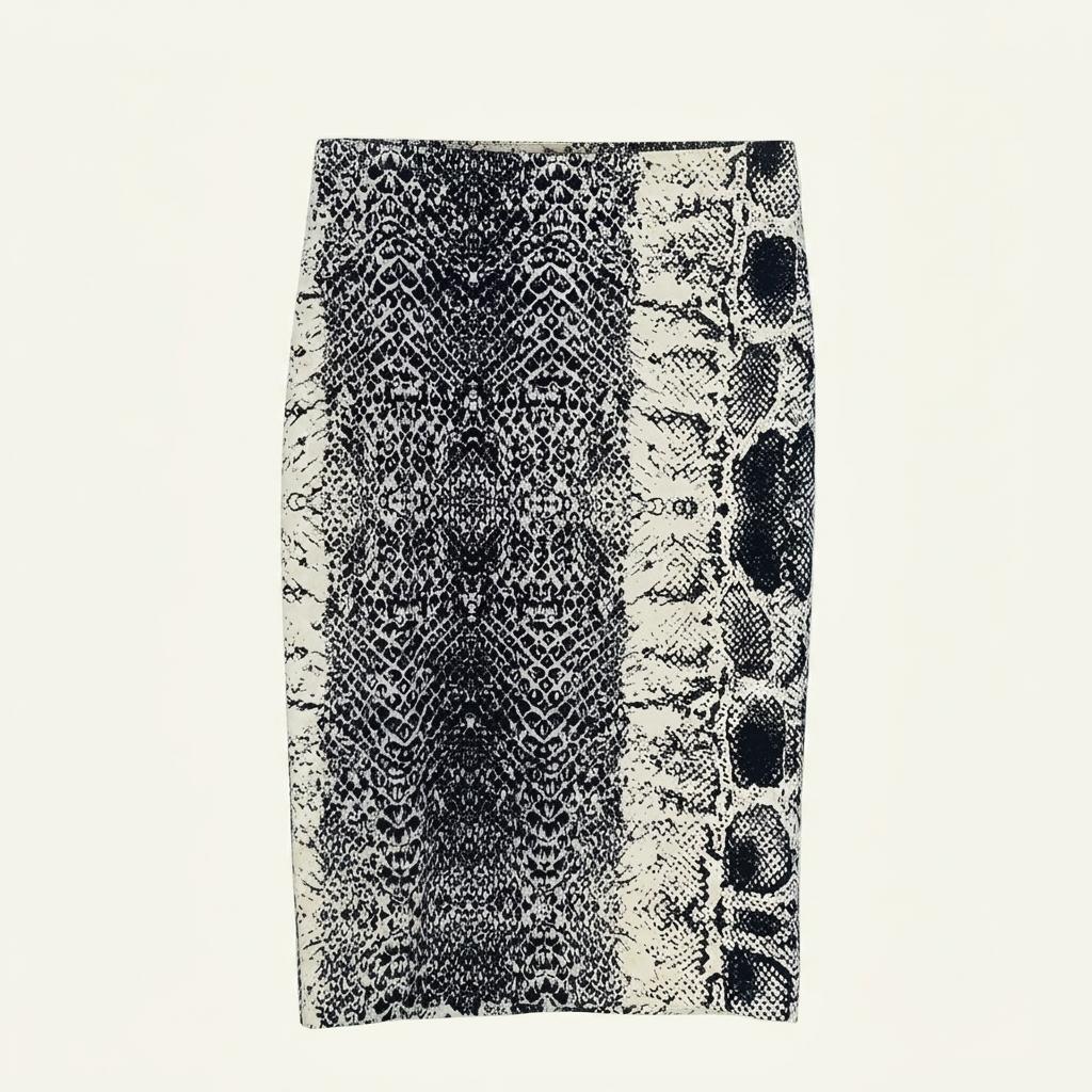 망고 여 슬림핏 폴리 약스판 미디스커트 베이지S (HU30749) 1