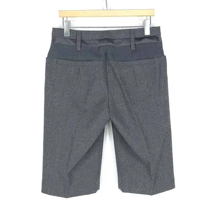 오즈세컨 여 모100% 춘추 5부팬츠 다크그레이 (HU30746) 3