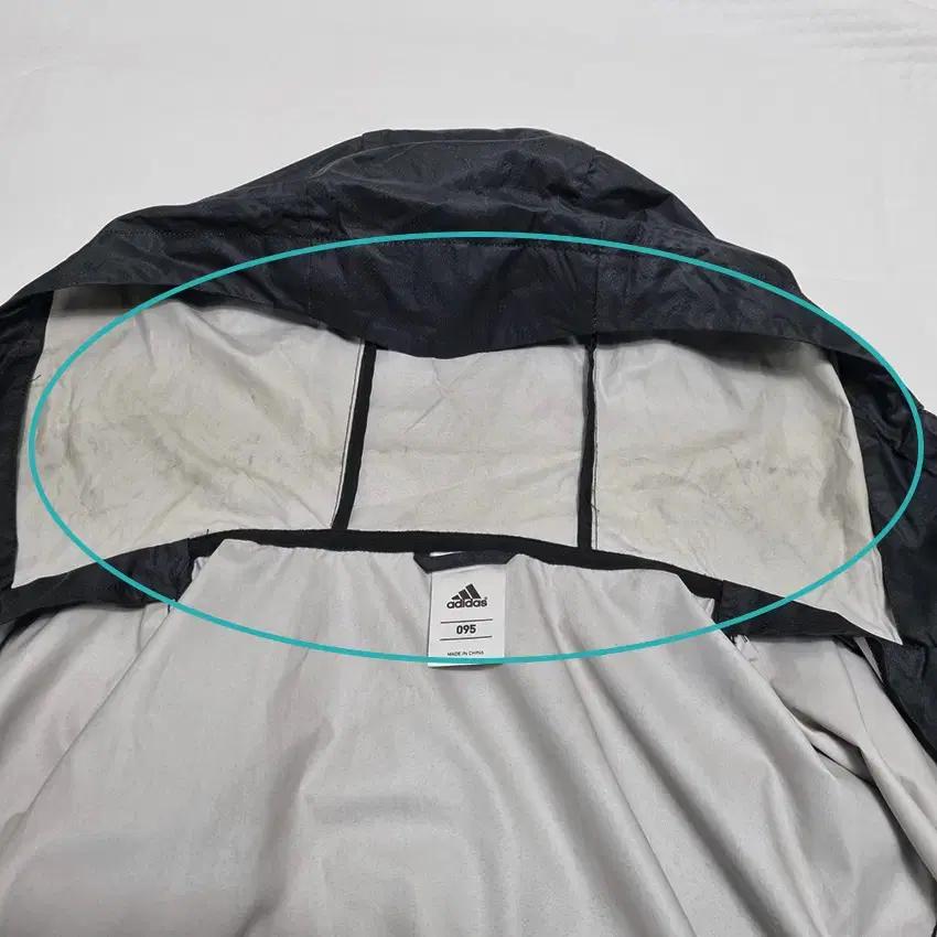 아디다스 남 REAL LT AOP 바람막이자켓 블랙95 (HU30699) 9