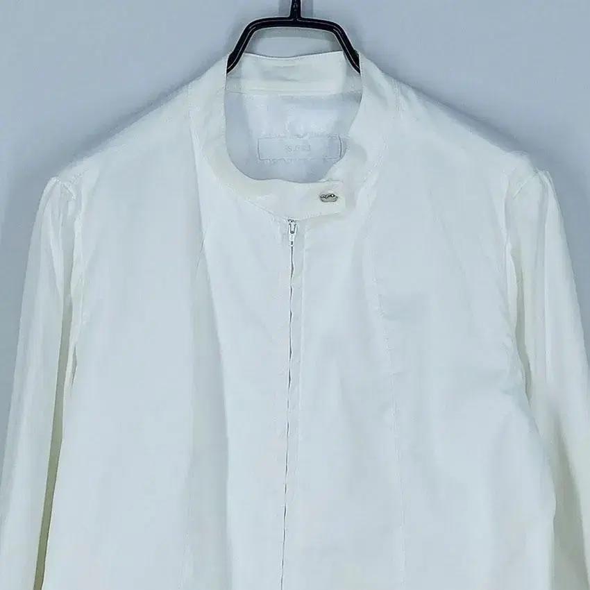 SJSJ 여 밑단밴딩 나일론혼방 집업자켓 아이보리82 (HU21683) 4