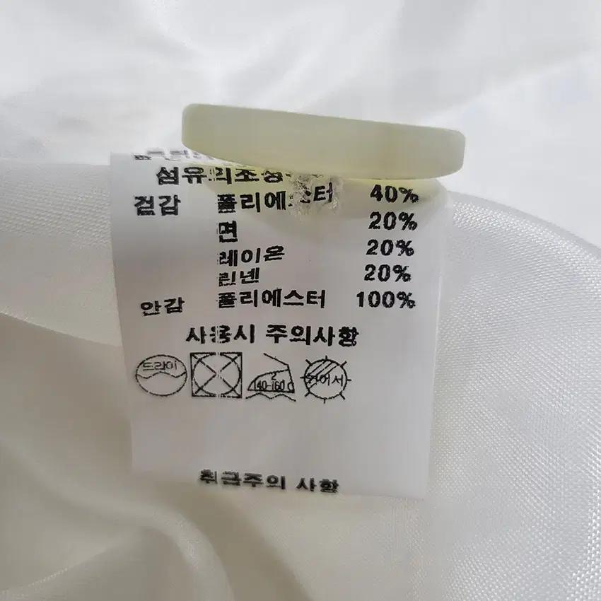 로미스토리 여 더블버튼 루즈 린넨혼방자켓 아이보리 (HU30659) 9