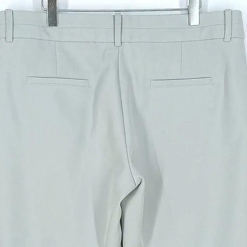 모덴 여 폴리 일자슬림핏 슬랙스 녹그레이 ( HU30580) 6