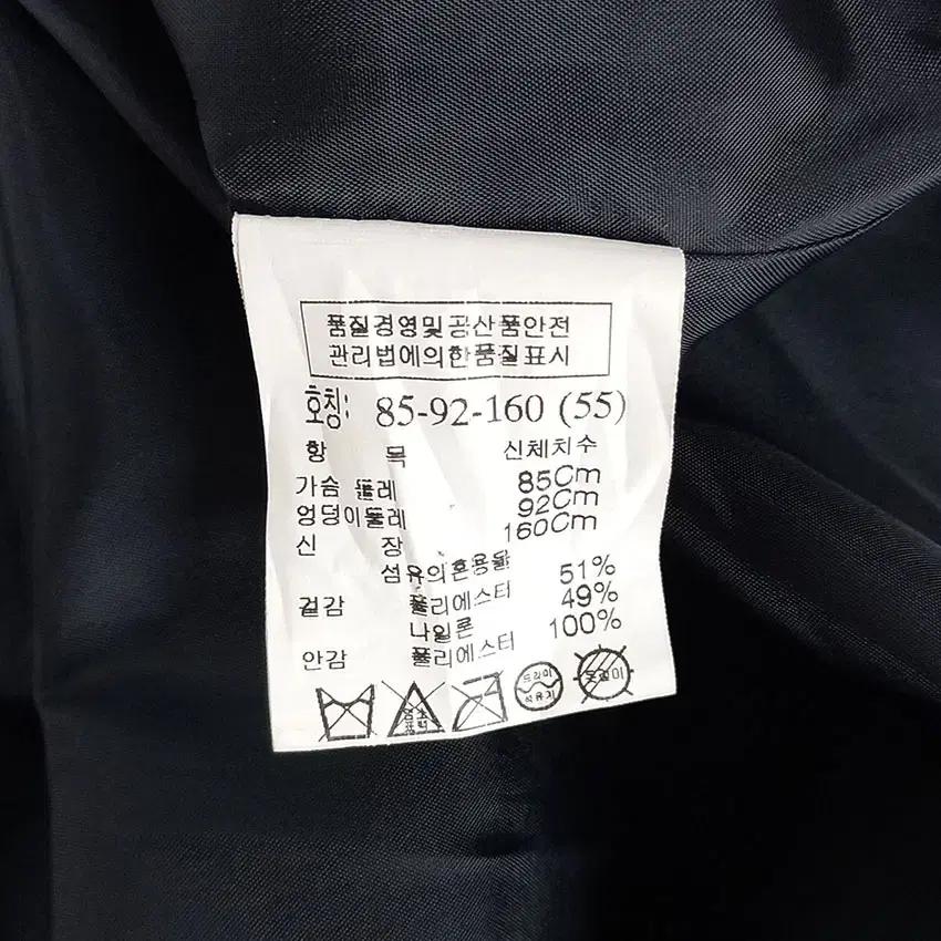 톰보이 여 나일론혼방 소매롤업 트렌치자켓 블랙55 (HU30551) 8