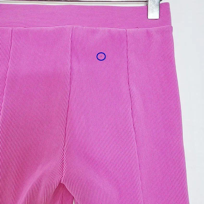 자라 여성 링지퍼 골지 발걸이 레깅스팬츠 핑크 (HU30407) 11