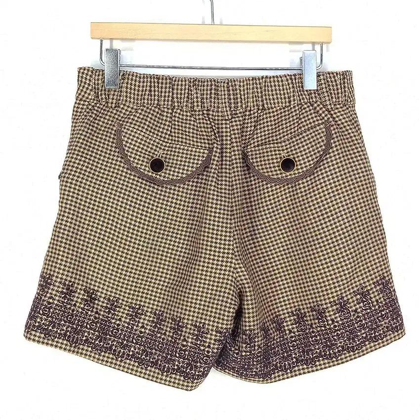 axes femme 뒷밴딩 하운드 미니팬츠 브라운 (HU30378) 3