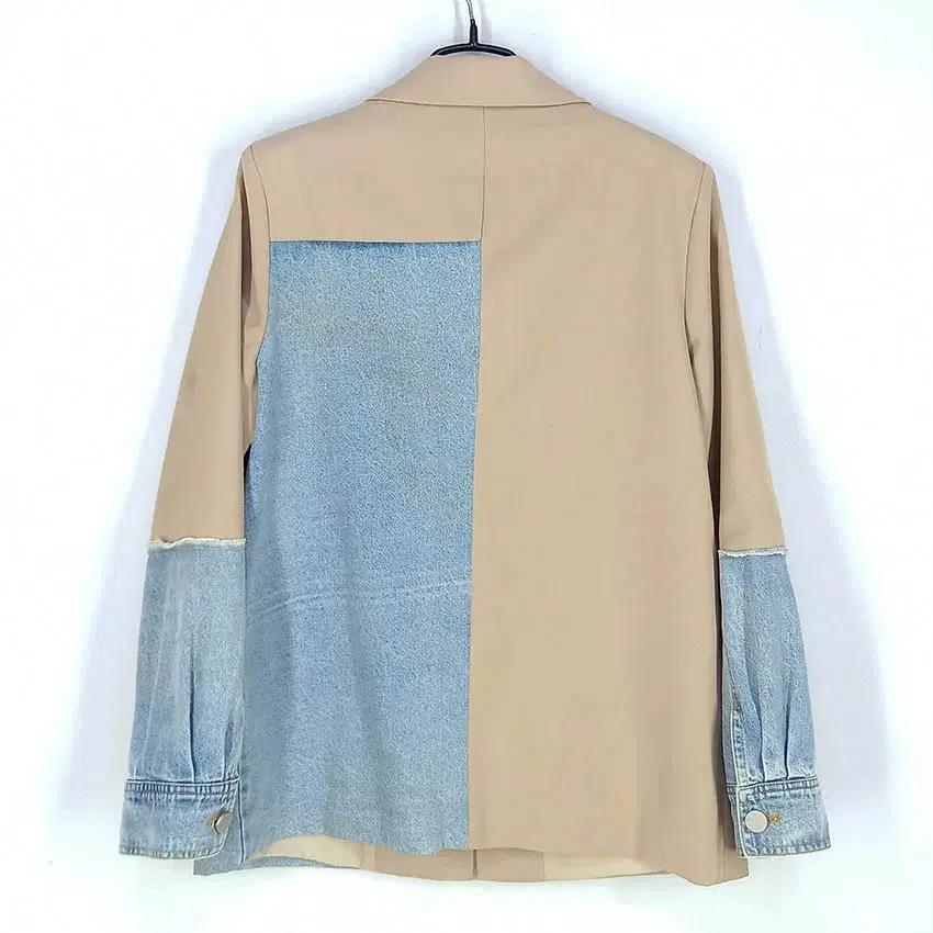 JINAI 여성 데님데코 블레이저 자켓 베이지S (HU30310) 3