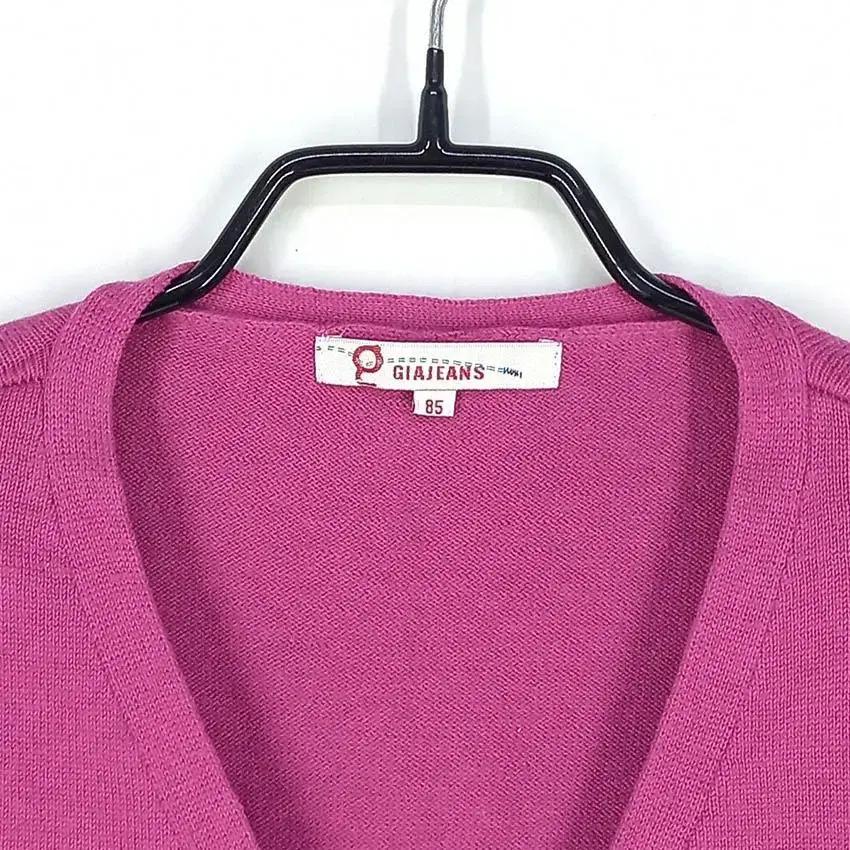 GIAJEANS 여 큐빅장식 크롭 가디건 핑크퍼플 (HU29986) 7