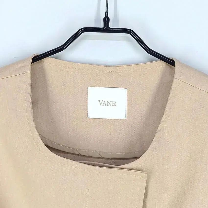 VANE 여성 포켓 히든집업 오버핏 자켓 베이지 (HU29915) 7