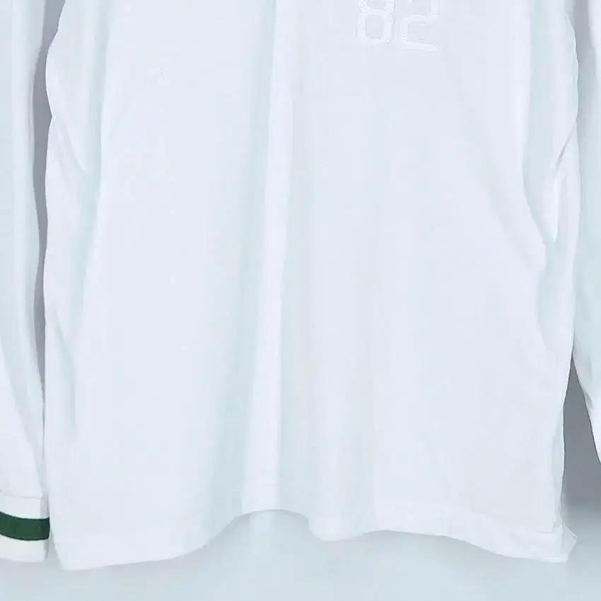 르꼬끄 남 골프 로고자수 카라긴팔티 화이트 (HU29850) 5