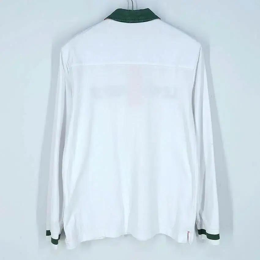 르꼬끄 남 골프 로고자수 카라긴팔티 화이트 (HU29850) 3