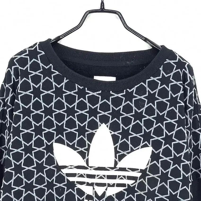 아디다스 여 STAR CREWNECK 맨투맨 블랙95 (HU29755) 4