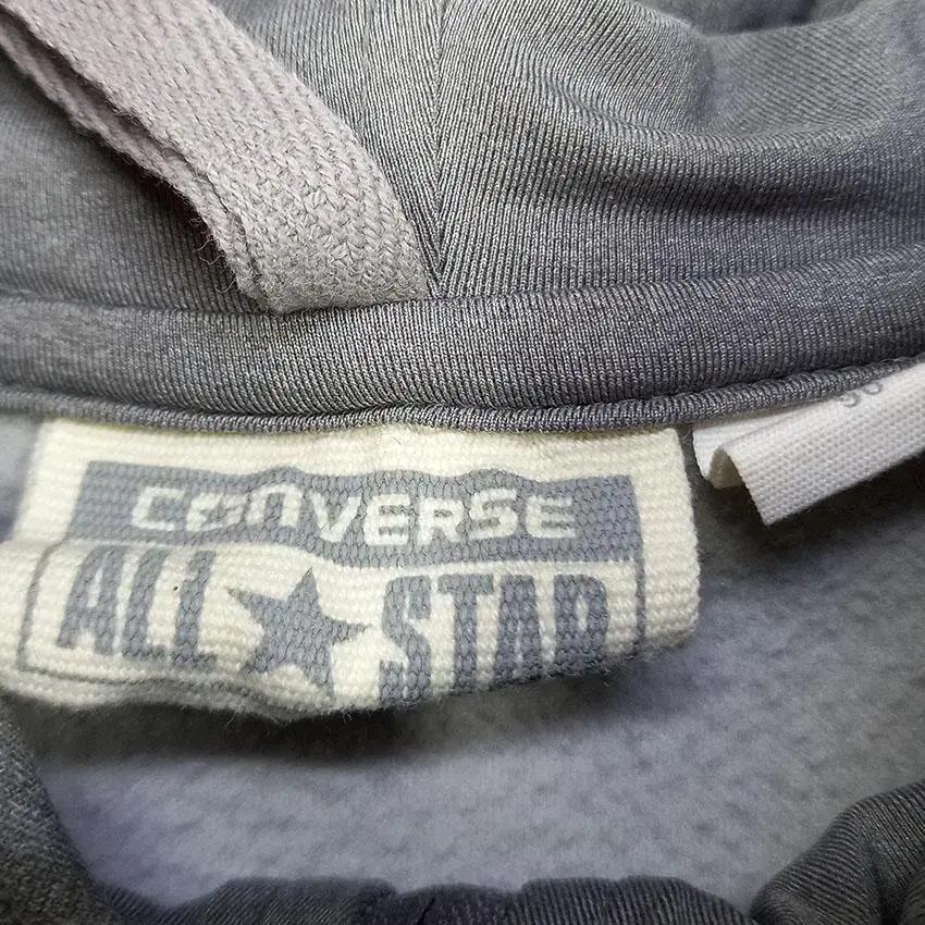 컨버스 여성 베이직 기모 후드집업자켓 웜그레이 (HU12585) 7