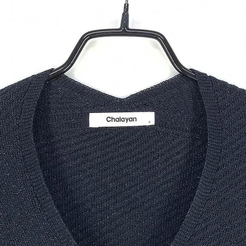 Chalayan 여 아크릴혼방 펄 니트원피스 네이비S (HU29635) 7