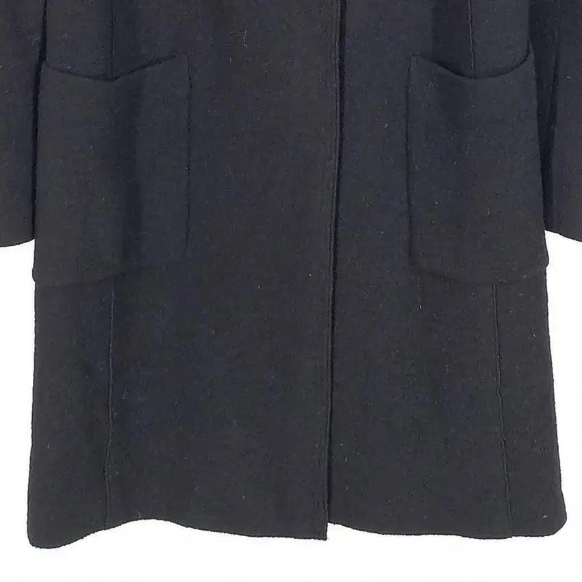 리스트 여 원후크 아크릴혼방 모직자켓 블랙55 (HU29578) 5