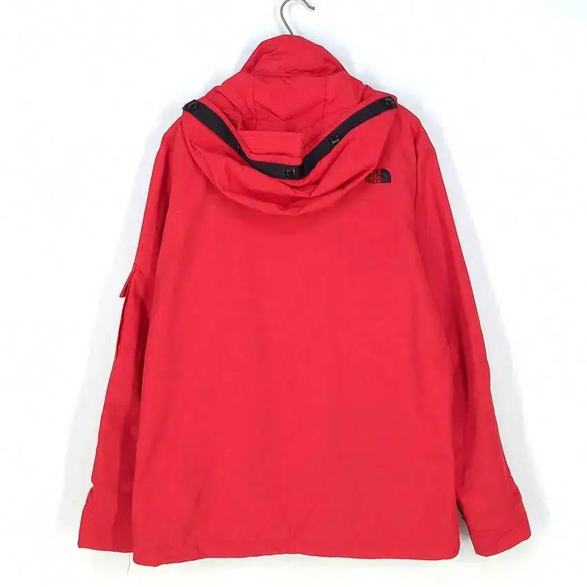 노스페이스 여 약기모 후드탈부착 바람막이 레드L (HU29574) 3