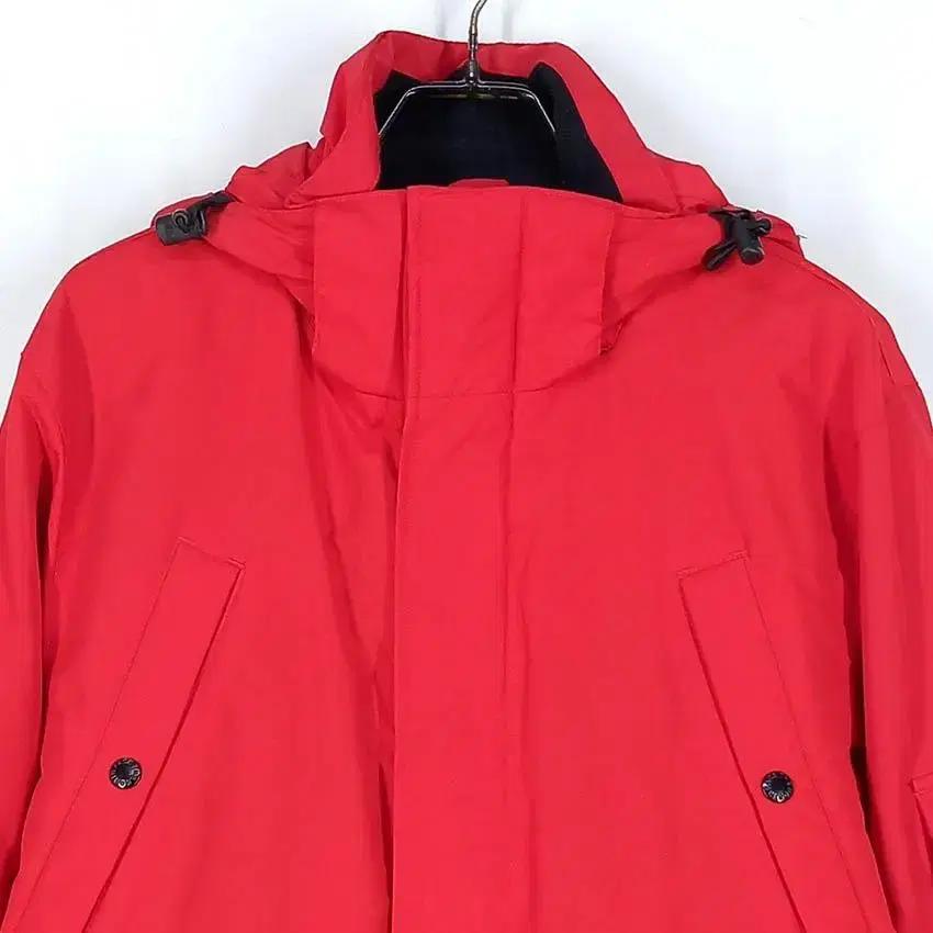 노스페이스 여 약기모 후드탈부착 바람막이 레드L (HU29574) 4