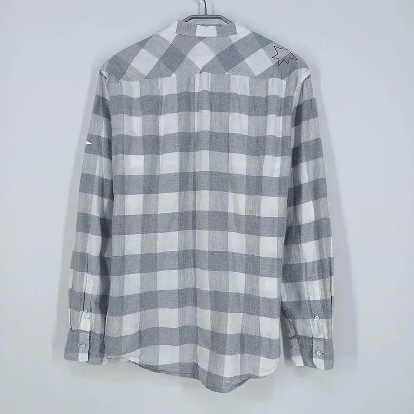 질바이질스튜어트 남 마혼방 체크셔츠 연그레이XL (HU18263) 3