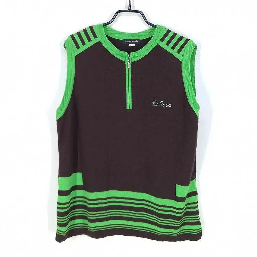 coloso sports 여 모100% 니트조끼 브라운91(HU29491 2