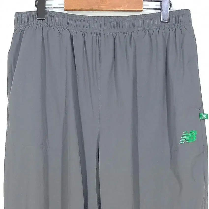 뉴발란스 남 일자핏 폴리 밴딩팬츠 그레이L (HU29358) 4