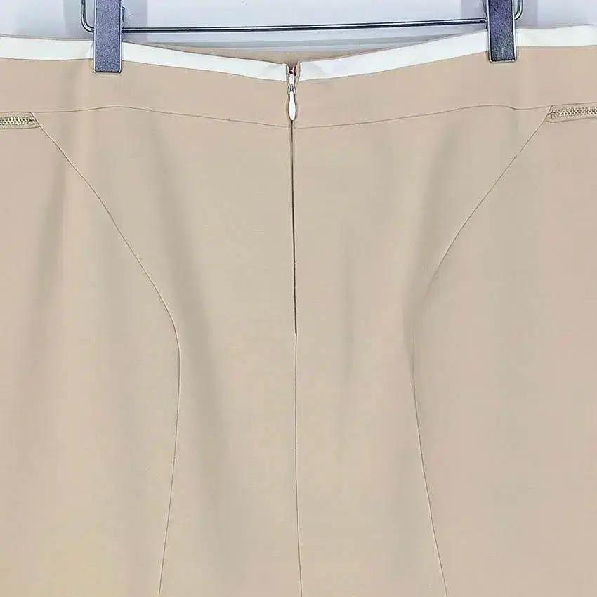더아이잗 지퍼장식 레이온혼방 미니스커트 베이지 (HU29331) 6