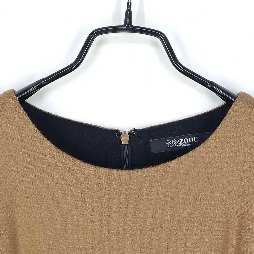 주크 여 퍼프 미니원피스 블랙 브라운 (HU29325) 7
