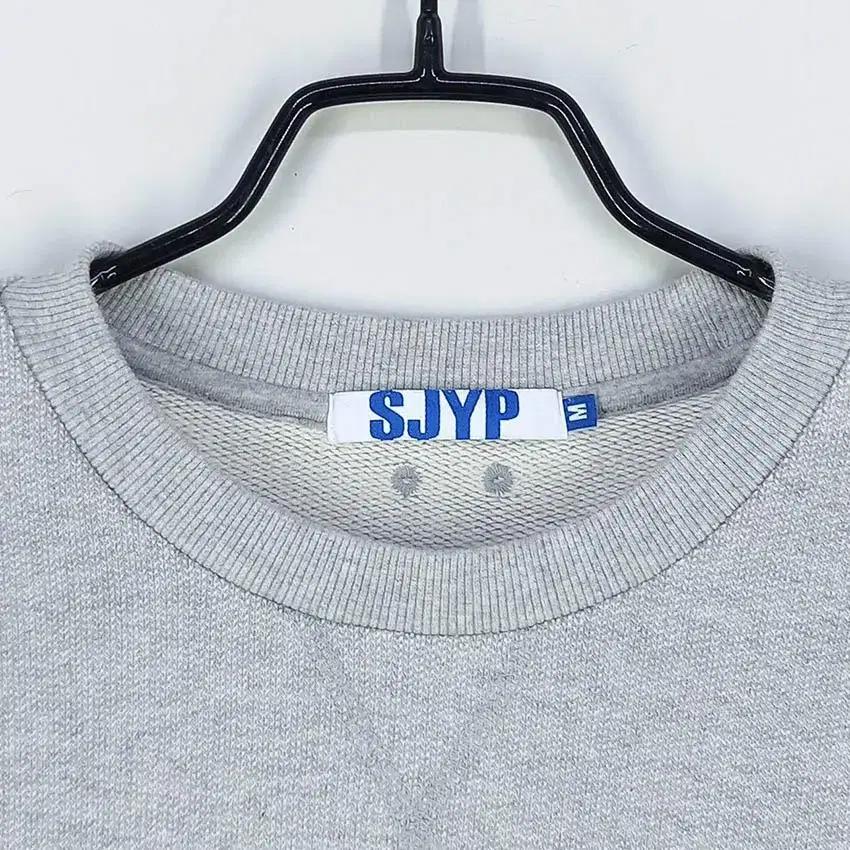 SJYP 여 배색 백로고프린팅 라운드맨투맨 그레이M (HU29259) 7