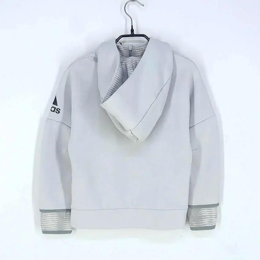 아디다스 아동 암로고 후드집업자켓 그레이 (HU29246) 3