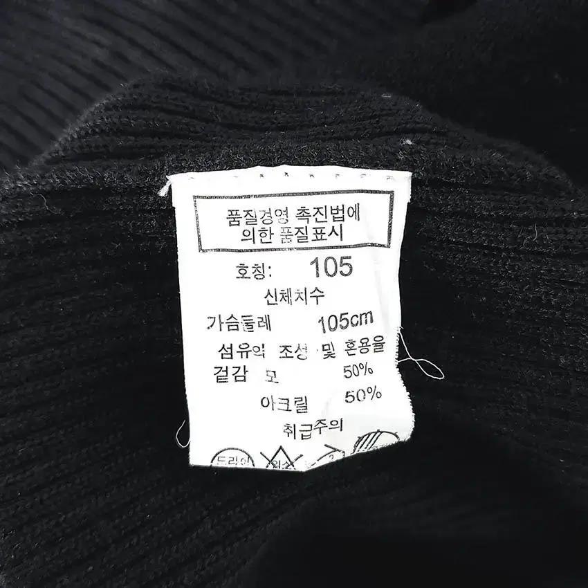 에스티코 남 아크릴혼방 핏티드 니트집업 블랙 (HU29235) 8