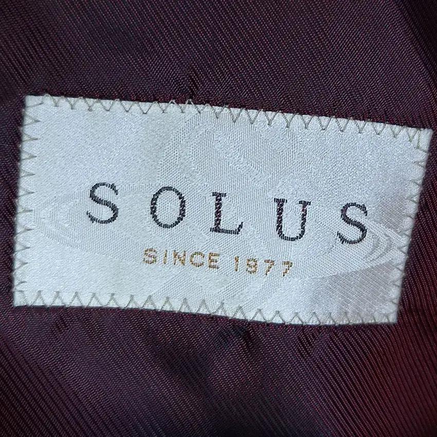 SOLUS 남성 체크배색 모직블레이저 그레이브라운95 (HU11504) 7