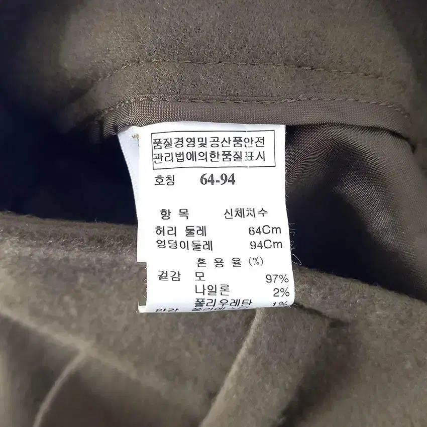 타임 여성 양포켓 5부 모직팬츠 카키 (HU29174) 8