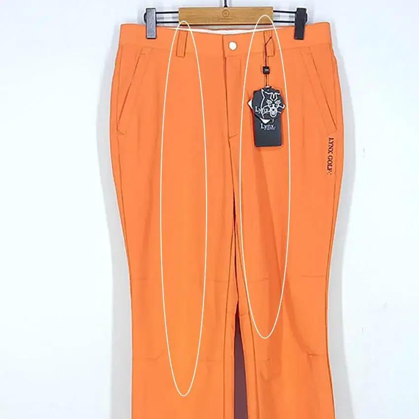 링스 남 일자핏 스판끼 기능성 슬랙스 오렌지 (HU29054) 9