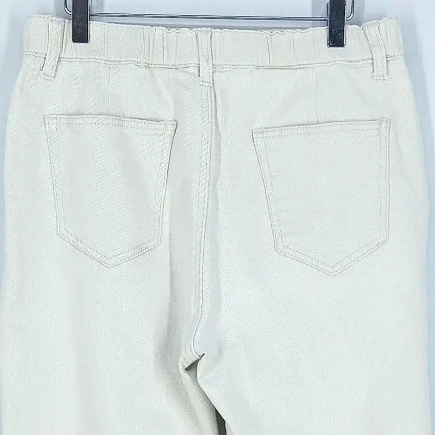 카이아크만 여 일자 뒷밴딩 스판 코튼팬츠 아이보리 (HU29034) 6