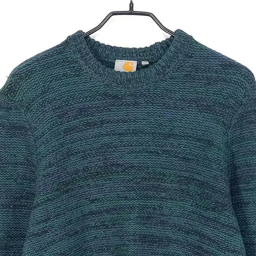 칼하트 여 보카시 램스울혼방 긴팔니트티 그린S (HU27584) 4