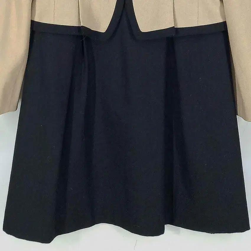 린 여성 자켓레이어드 모직 미니원피스 블랙 (HU28939) 5
