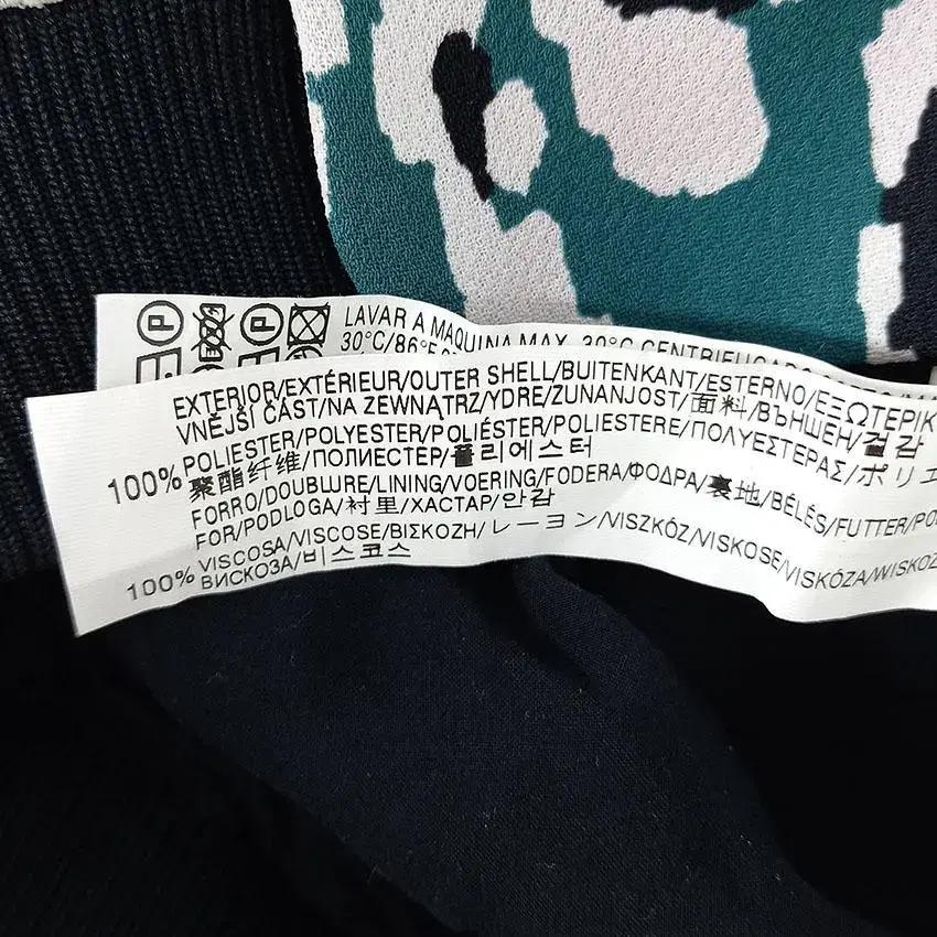 자라 여 패턴 춘추 봄버 숏집업자켓 그린S (HU25806) 8