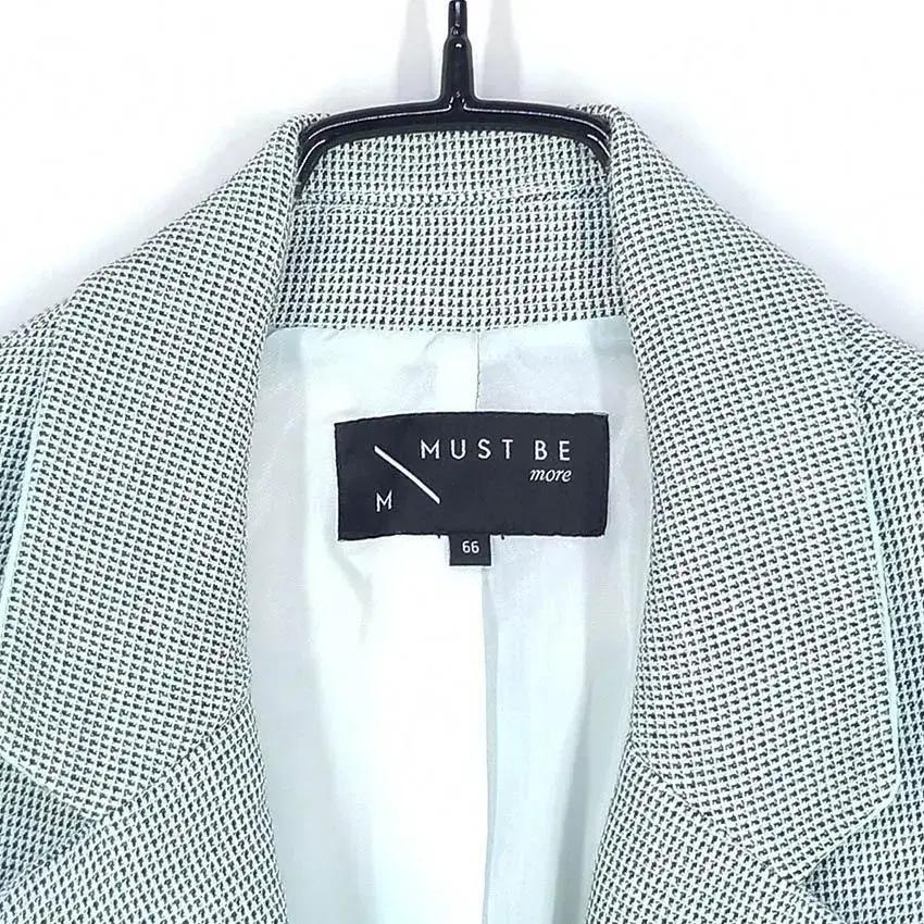 머스트비 여 잔패턴 면혼방 자켓 민트66 (HU28902) 7