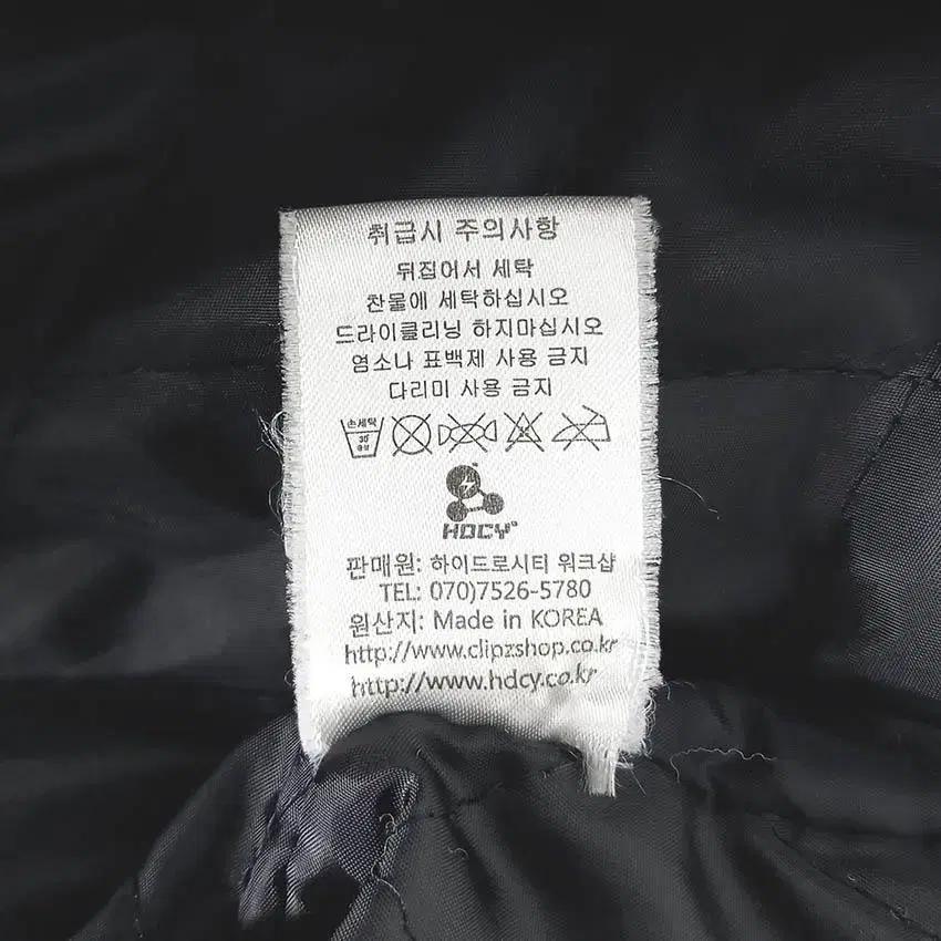 클립 남 스냅버튼 살짝도톰 안감누빔 자켓 블랙L (HU28696) 8