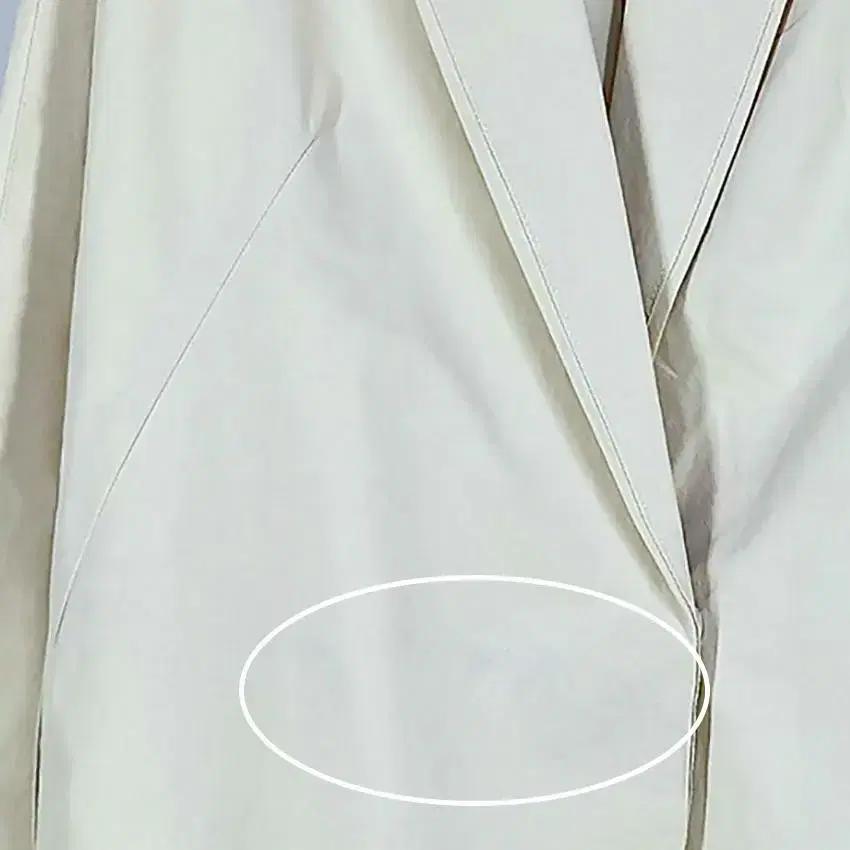 엘본 여 똑딱이원버튼 카라넥 춘추 롱자켓 베이지 (HU25788) 8